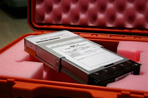 Digital Cinema Package On A Cru Dx 115 Carrier