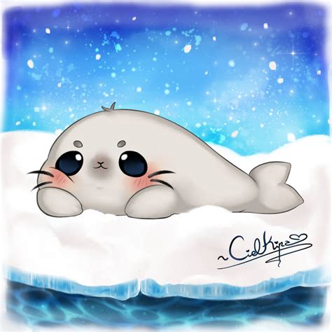 Kawaii Seal By Cielkiraneko On Deviantart