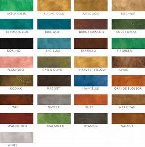 Concrete Stain Color Chart Eco Stain Concrete Stain Colors