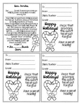 Find more of my butterscotch recipes. Candy Cane Candy Gram Fundraiser by Creating First Class | TpT