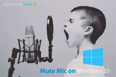 How To Mute Microphone On Windows 10 With Keyboard Shortcut