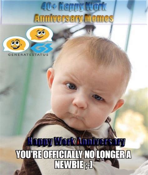 Funny Happy Work Anniversary Memes Wish Love Quotes Happy Work