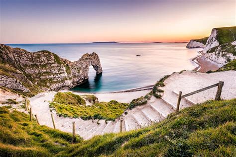 The Milky Way In Dorset Over Durdle Door On The Jurassic Coast