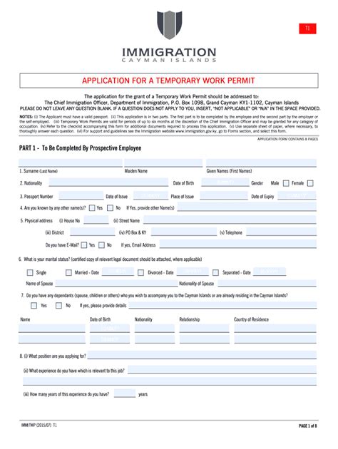 From june 1 to labor day); 2015 Form UK Cayman Islands IMM/TWP Fill Online, Printable ...