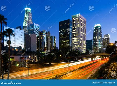 Los Angeles Stock Image Image Of Metropolis Freeway 22016855