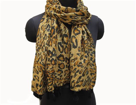 Tiger Print Scarf Animal Print Scarf Light Weight Scarf Stole