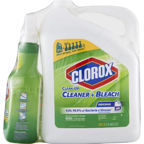 Clorox Clean Up Cleaner With Bleach Spray Bottle 32 Oz With Refill