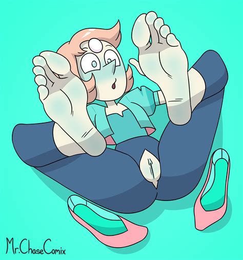 Rule 34 Barefoot Blush Feet Female Mr Chase Comix Pale Skin Pearl Steven Universe Pussy