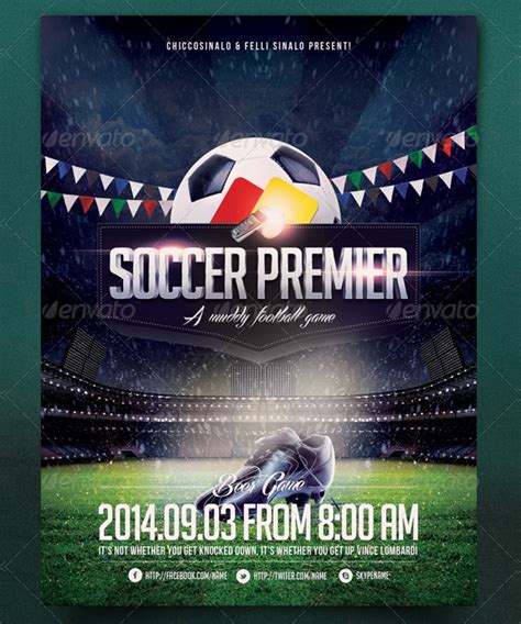 25 Soccer Flyer Templates Free And Premium Downloads