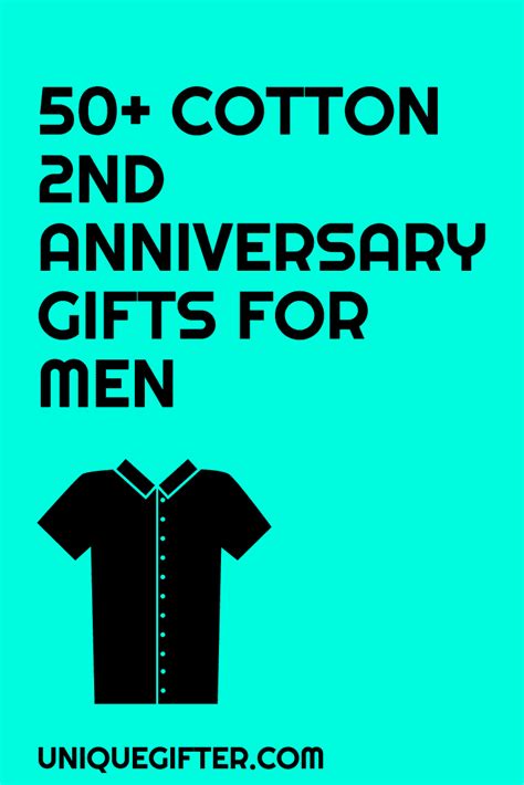 You can also go the more masculine option and opt for a knotted cotton. Cotton 2nd Anniversary Gifts for Him - Unique Gifter