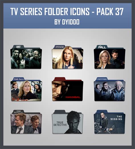 Tv Series Folder Icons Pack 1 By Dyiddo On Deviantart