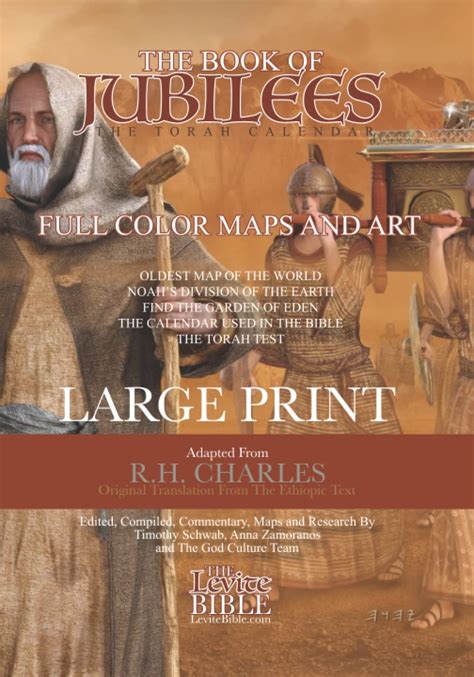 Buy The Book Of Jubilees The Torah Calendar With Color Maps And Art