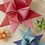 Set Of Origami Party Decorations By Deja Ooh  Notonthehighstreetcom