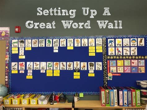 Setting Up A Great Word Wall — Kindergarten Kiosk Word Wall