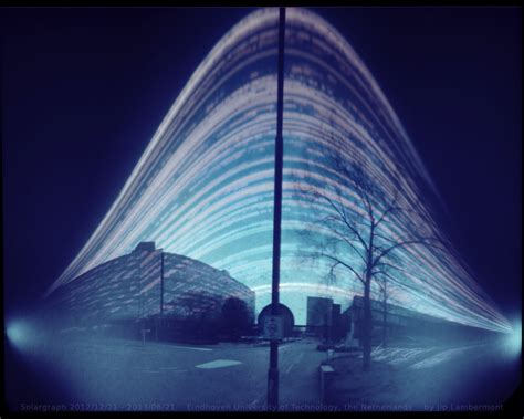 Interesting Photo Of The Day Pinhole Solargraph With A 6 Month Exposure