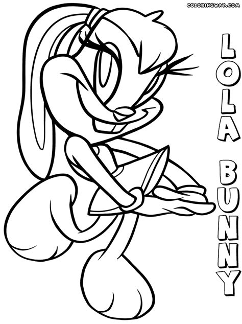Download and print for free. Lola Bunny coloring pages | Coloring pages to download and ...