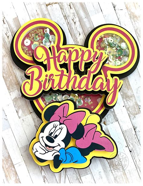 Minnie Mouse Cake Topper Printables 2023 Calendar Printable