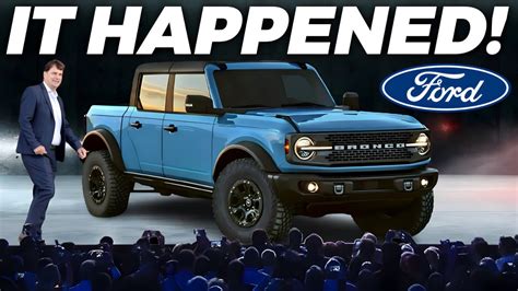 Ford Ceo Reveals The New Ford Bronco Pick Up Truck And Shocks The Entire
