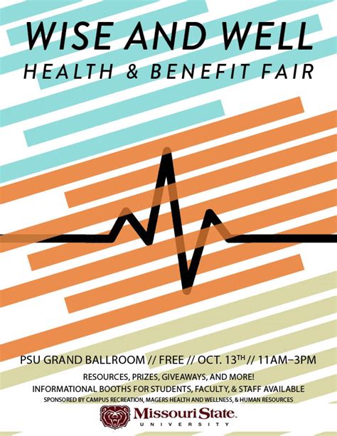 wise and well health and benefit fair magers health and wellness center missouri state
