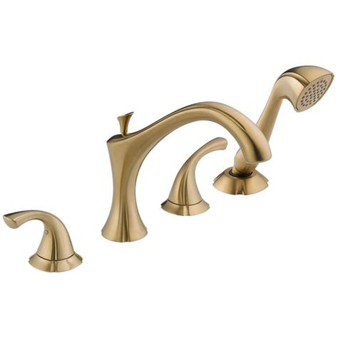 The hex cap was properly installed and tested before leaving the factory. Delta Addison Roman Diverter Tub Faucet Shower Faucet Trim ...