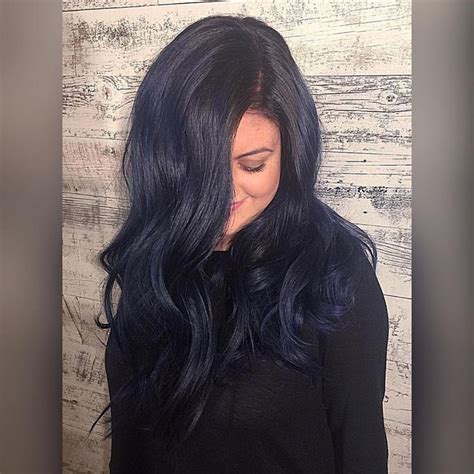 You just have to make sure most of it is out. 25 Midnight-Blue Hair Ideas That Will Inspire Your Next ...