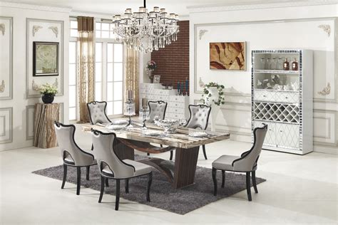 Convection ovens, hobart mixers, deep fat fryers, countertop equipment, restaurant tables & chairs, commercial restaurant ranges, commercial restaurant grills, & pizza ovens are just a sample of the. Carrara Marble Dining Table with 8 Chairs | Marble King