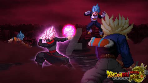 Eb Time Breaker Goku Black Commission By Dbspritefight On Deviantart