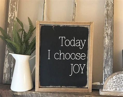 Today I Choose Joy Today I Choose Joy Sign Gallery Wall Farmhouse