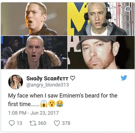 My Face When I Saw Eminems Beard For The First Time Eminem