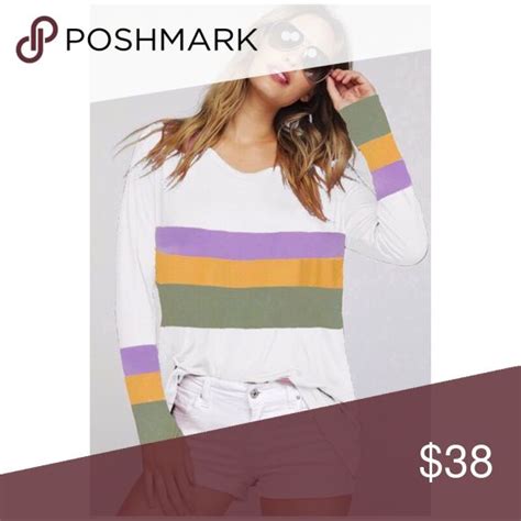 🎭 Mardi Gras Color Block Striped Top 0219 Clothes Design Striped Top Color Block
