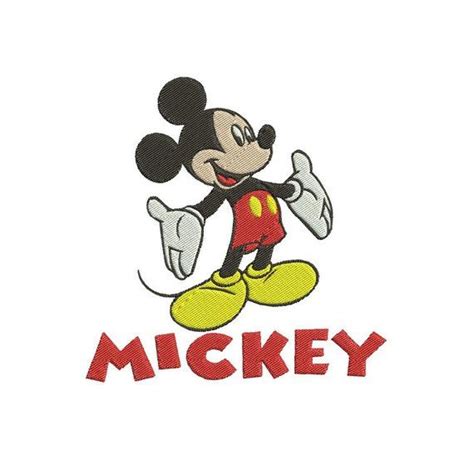 Mickey Mouse Disney Embroidery Design Disney Embroidery Mickey Mouse