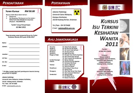  elakkan aktiviti luar agar dapat mengelak dari mendapat virus h1n1. Pusat Sumber Kanser Payudara HUSM: KURSUS ISU TERKINI ...