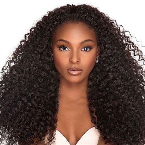 Deep Curly Bundle In 2021 Curly Hair Styles Deep Curly Bundles Curly Clip Ins