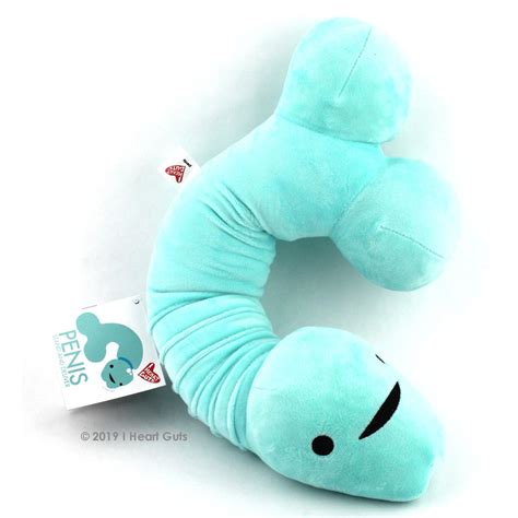 Penis Neck Pillow With Foreskin Pocket Penisdick Plushie And Dick