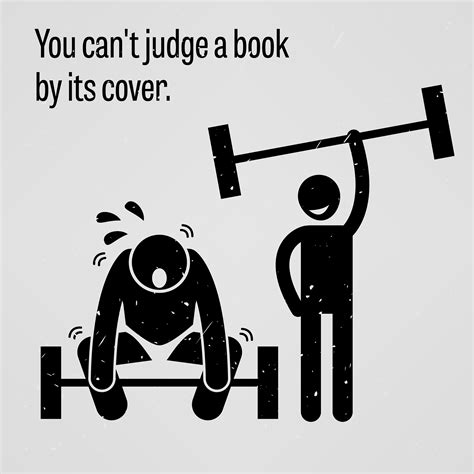 You Cannot Judge A Book By Its Cover Vector Art At Vecteezy