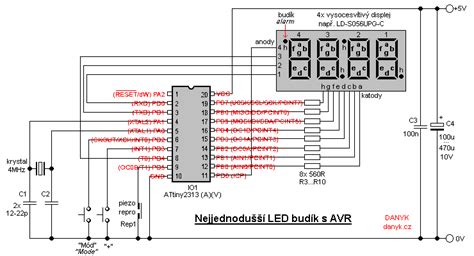 Simple Led Clock Circuit Diagram How To Build A Clock Circuit With A