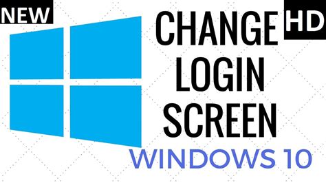 How To Change Windows 10 Login Screen Background Wallpaper E050dmt4b