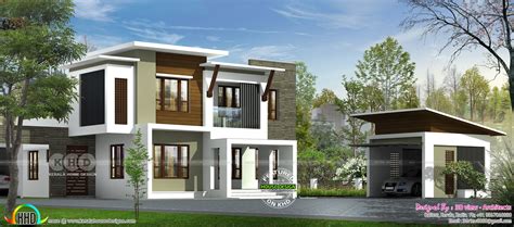 Contemporary House Design By 3d View Architects Kerala Home Design