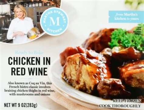 Martha Stewart Kitchen Chicken In Red Wine Frozen Meal 9 Oz King Soopers