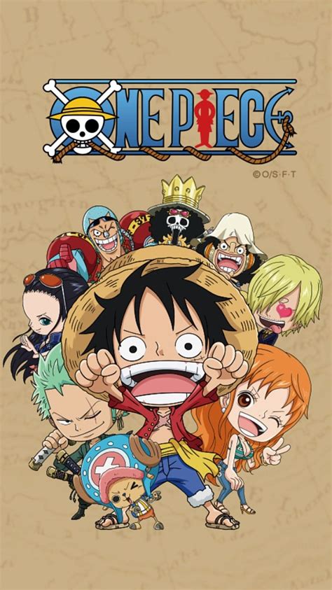 One Piece Anime Poster With Many Characters