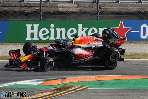 Max Verstappen And Lewis Hamilton Crash Monza 2021 RaceFans