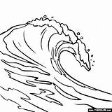 Coloring Ocean Waves Pages Popular sketch template
