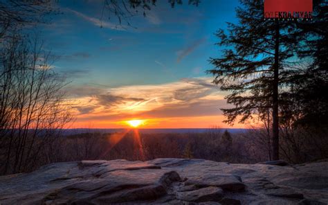 Sunset At Ledges Overlook In Cuyahoga Valley National Park Cuyahoga