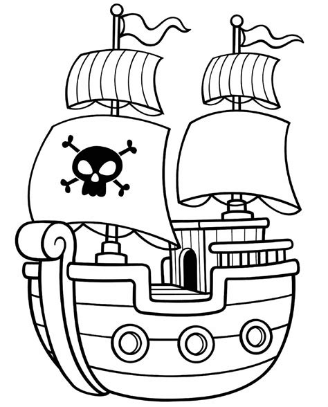 Desenhos De Navio Pirata Para Colorir Bora Colorir