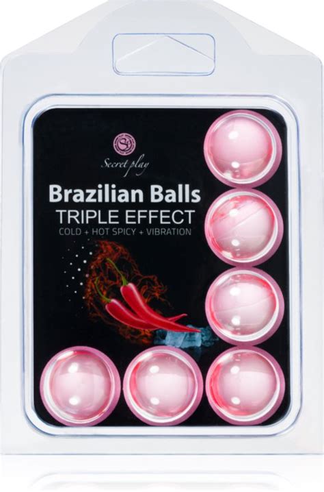 secret play brazilian 6 balls set triple effect massageöl