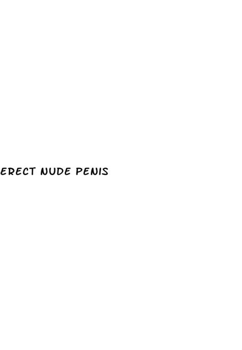 Erect Nude Penis