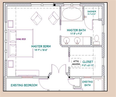 Master Bedroom Floor Plans Image To U