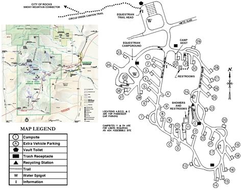 Smoky Mountain Campground City Of Rocks National Reserve Us