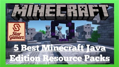 5 Best Minecraft Java Edition Resource Packs Youtube