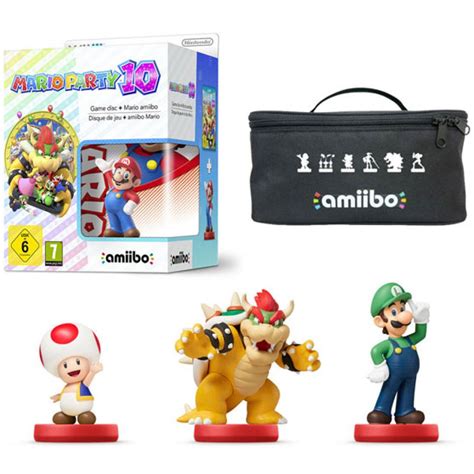 Mario Party 10 Amiibo Pack Mario Bowser Toad And Luigi Nintendo